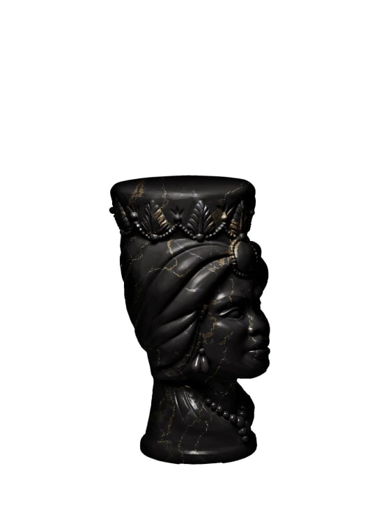 Millesimi Design: La Marmora pouf - Black - ecraft_4 | Luisa Via Roma