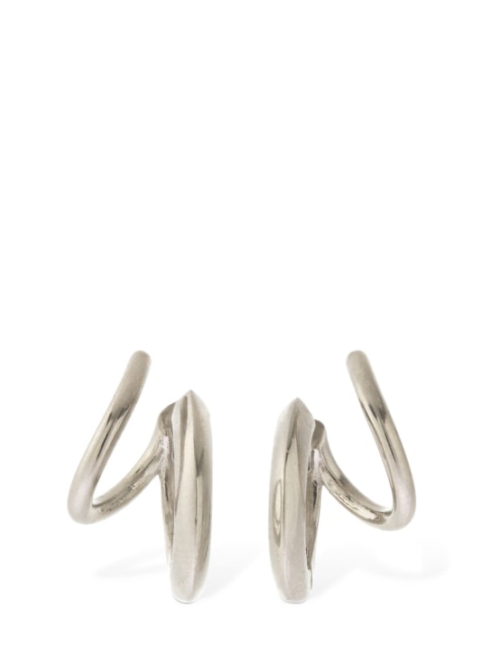 Panconesi: Stellar hoop earrings - Gümüş - women_1 | Luisa Via Roma