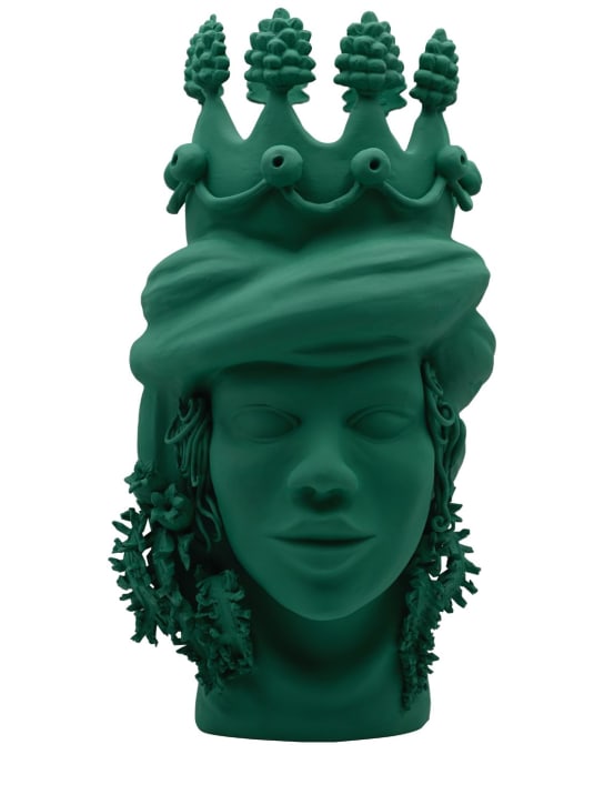 Ovo Idee E Manufatti: Ninfa ceramic sculpture - Green - ecraft_0 | Luisa Via Roma