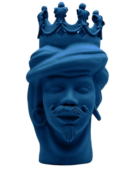 Ovo Idee E Manufatti: Escultura Man de cerámica - Azul - ecraft_0 | Luisa Via Roma