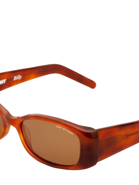 DMY Studios: Billy oval acetate sunglasses - Havana/Brown - men_1 | Luisa Via Roma