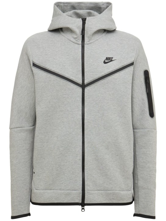 Nike: Tech fleece zip-up hoodie - men_0 | Luisa Via Roma