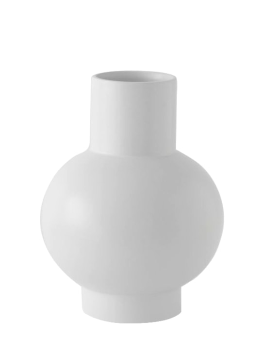Raawii: Medium Strøm Vase - White - ecraft_0 | Luisa Via Roma