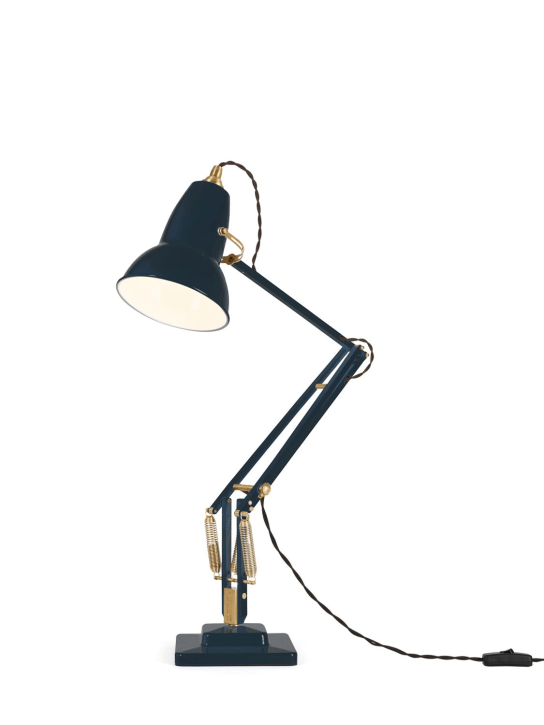 Anglepoise: Lampe de bureau en laiton Original 1227 - Bleu - ecraft_1 | Luisa Via Roma
