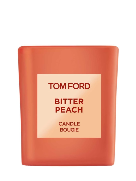 Tom Ford Beauty: 220g Bitter Peach scented candle - Transparent - beauty-men_0 | Luisa Via Roma
