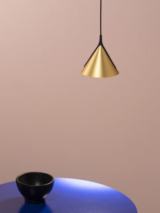 Axolight: Jewel mono pendant lamp - Gold/Black - ecraft_1 | Luisa Via Roma