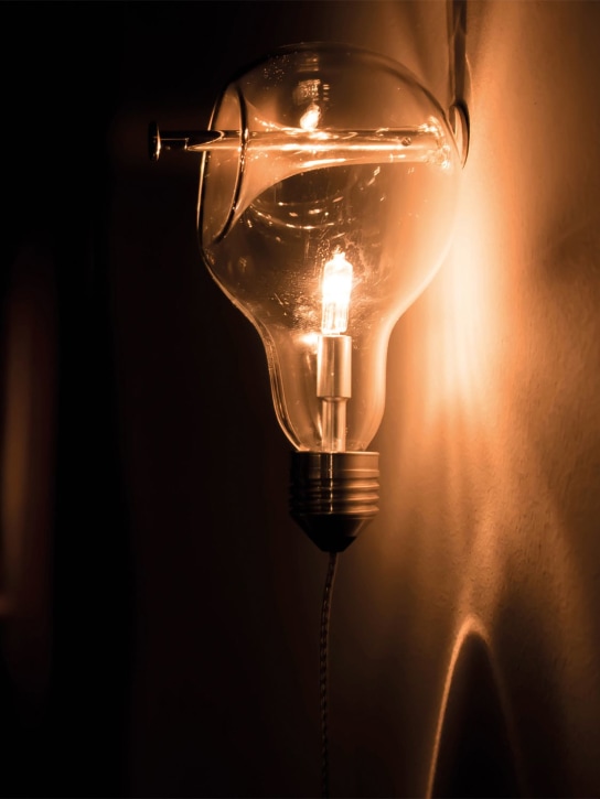 Davide Groppi: Edison's Nightmare wall lamp - Transparent - ecraft_1 | Luisa Via Roma