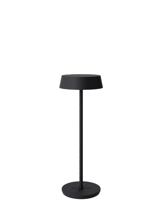 Diesel Living With Lodes: Rod cordless table lamp - Dark Asphalt - ecraft_0 | Luisa Via Roma