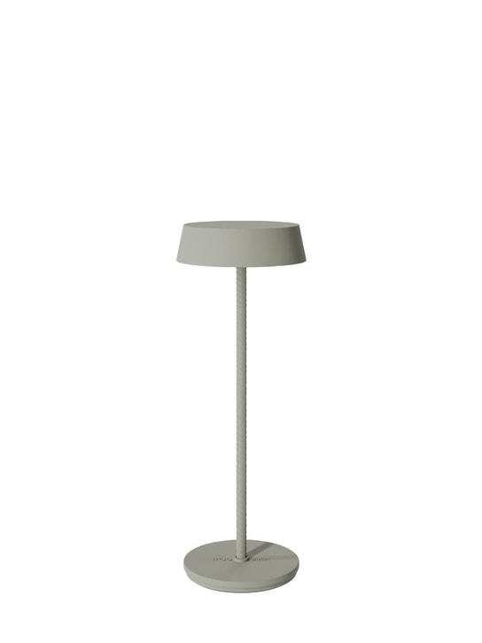 Diesel Living With Lodes: Lampe de table sans fil Rod - Moss Grey - ecraft_0 | Luisa Via Roma