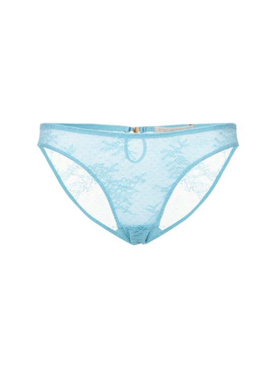 Stella McCartney: Slip in pizzo - Celeste - women_0 | Luisa Via Roma