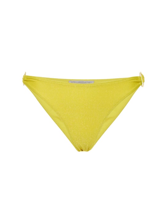 Stella McCartney: Slip bikini glitter - Giallo - women_0 | Luisa Via Roma