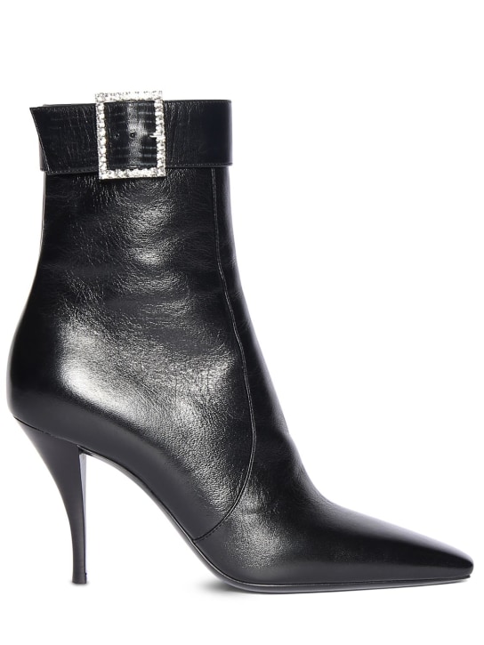 ysl black ankle boots