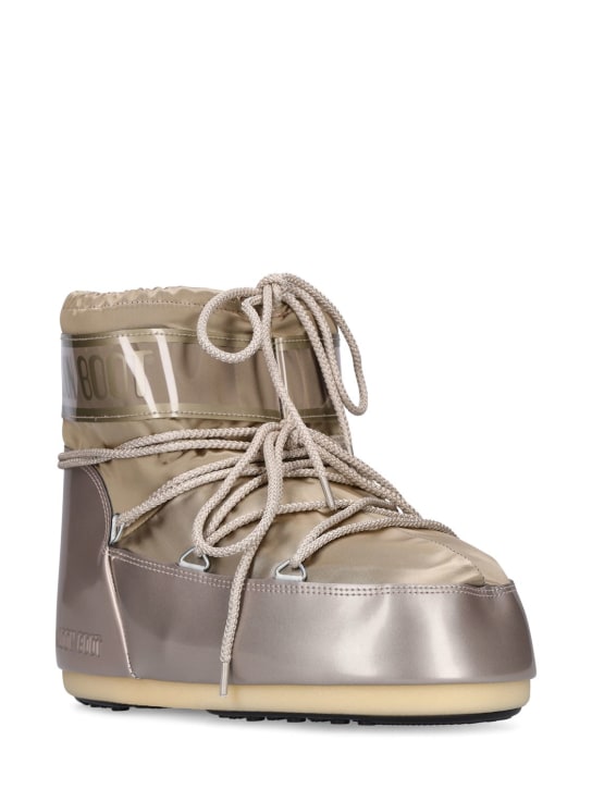 Moon Boot: Low Icon Glance metallic moon boots - women_2 | Luisa Via Roma