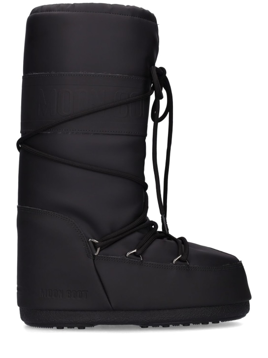 Moon Boot: High Icon rubber moon boots - Black - women_0 | Luisa Via Roma