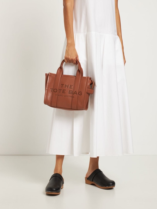 Marc Jacobs: The Small Tote leather bag - Argan Oil - women_1 | Luisa Via Roma