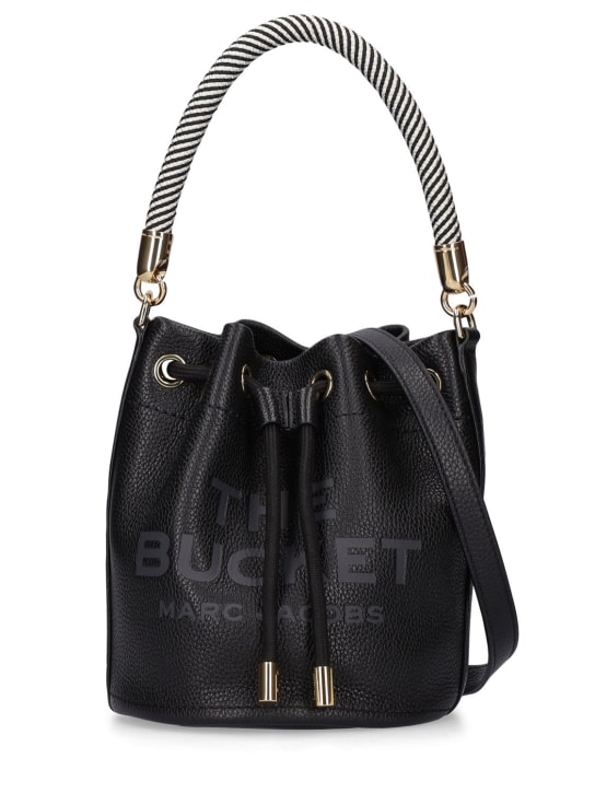 Marc Jacobs: The leather bucket bag - Black - women_0 | Luisa Via Roma