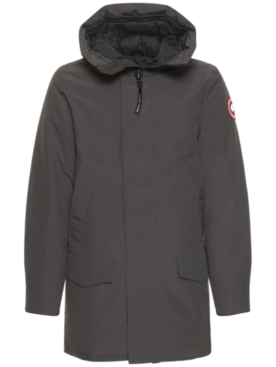 Canada Goose: Langford cotton blend down parka - men_0 | Luisa Via Roma