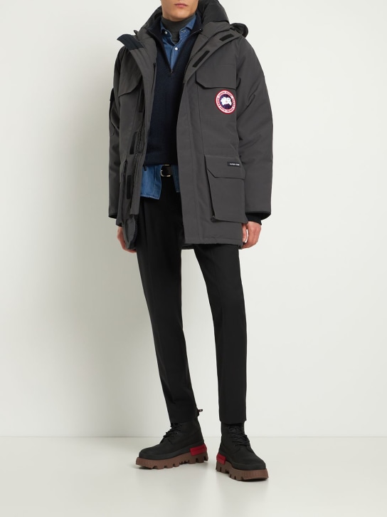 Canada Goose: Parka de plumas de algodón - men_1 | Luisa Via Roma
