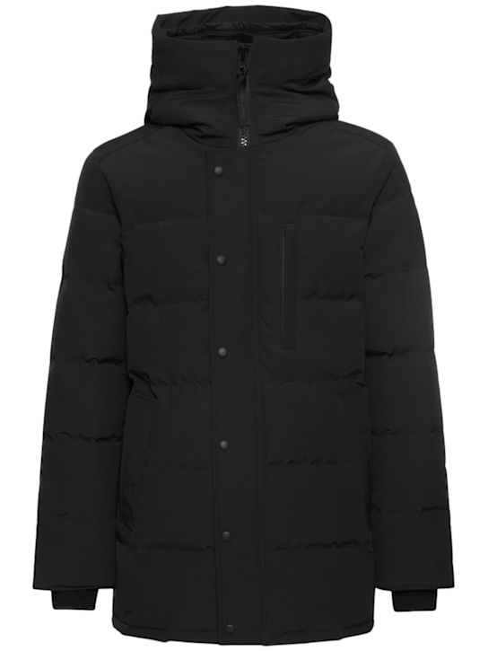 Canada Goose: Carson cotton blend down parka - men_0 | Luisa Via Roma
