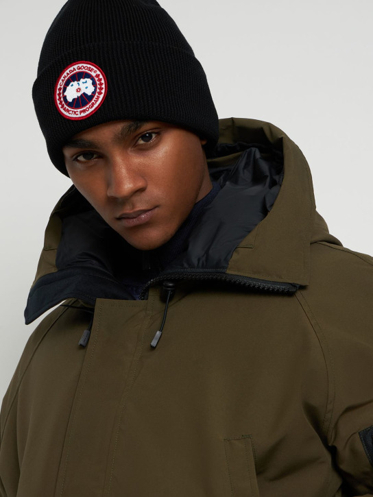 Canada Goose: Arctic Disc wool beanie - men_1 | Luisa Via Roma