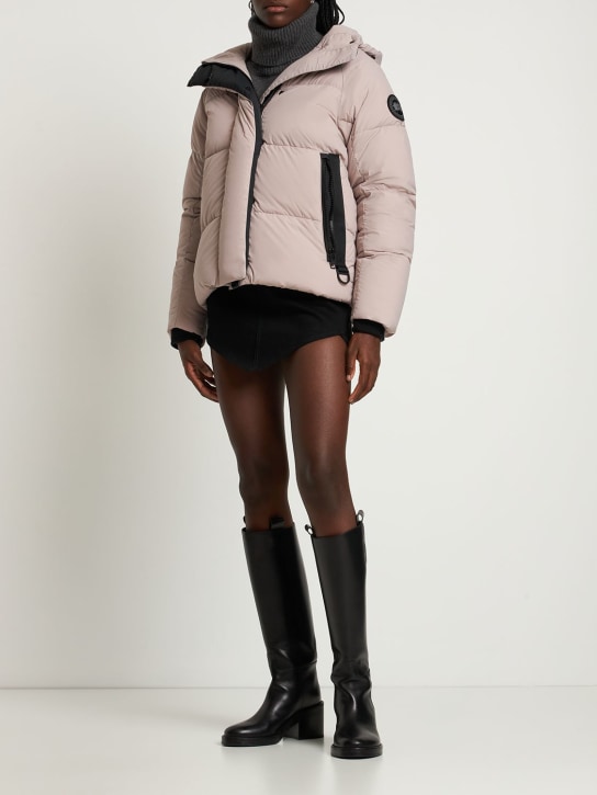 Canada Goose: Junction recycled nylon down parka - Lucent Rose - women_1 | Luisa Via Roma