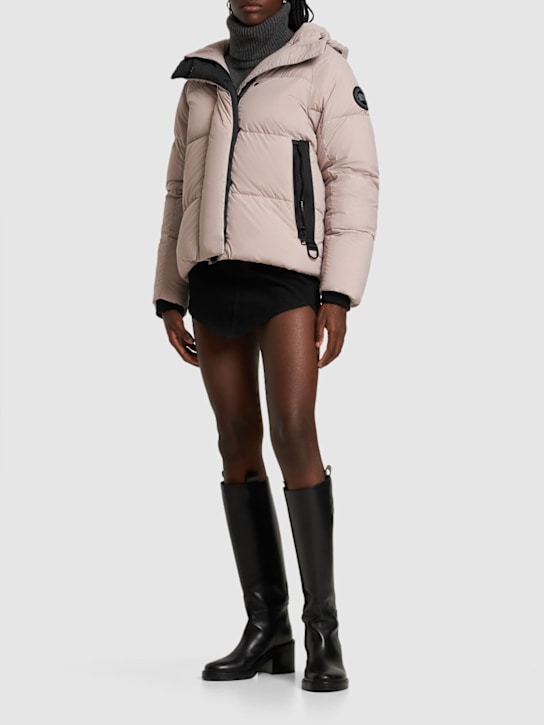 Canada Goose: Junction recycled nylon down parka - women_1 | Luisa Via Roma