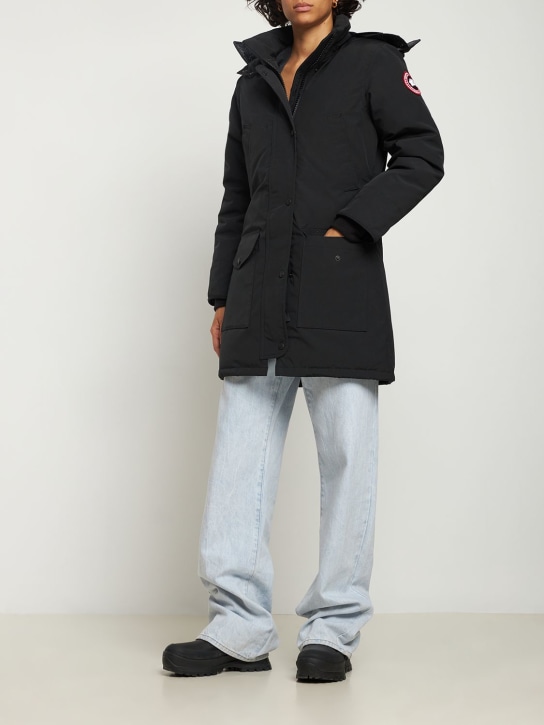 Canada Goose: Parka imbottito Trillium - Nero - women_1 | Luisa Via Roma