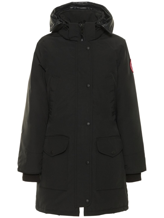 Canada Goose: Parka rembourrée Trillium - Noir - women_0 | Luisa Via Roma