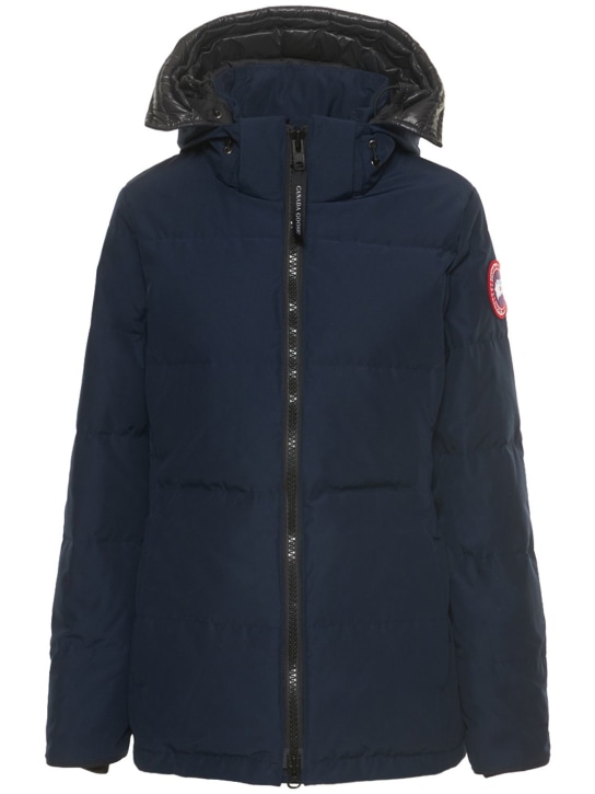 Canada Goose: Chelsea down parka - Blue - women_0 | Luisa Via Roma