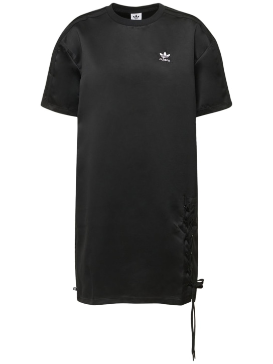 adidas Originals: Tech t-shirt dress w/ laces - women_0 | Luisa Via Roma