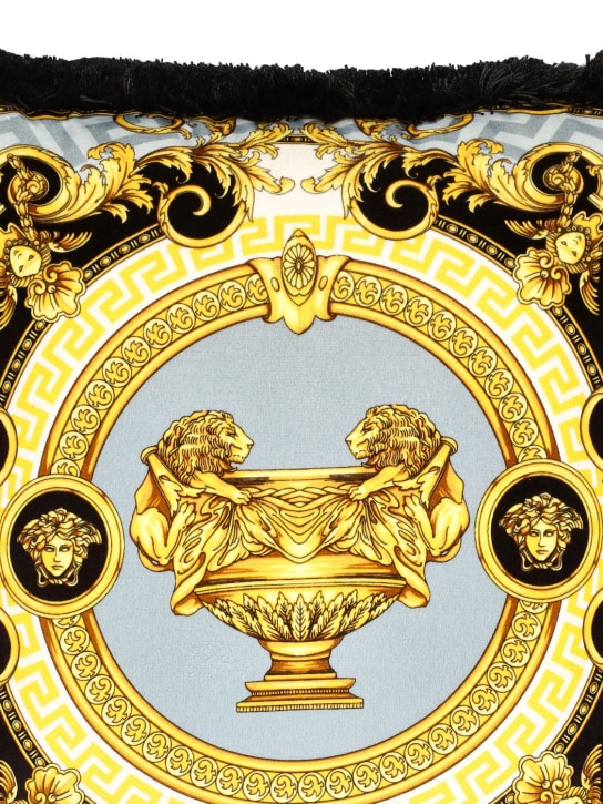 Versace: La Coupe Des Dieux棉质抱枕 - Nero-grigio - ecraft_1 | Luisa Via Roma