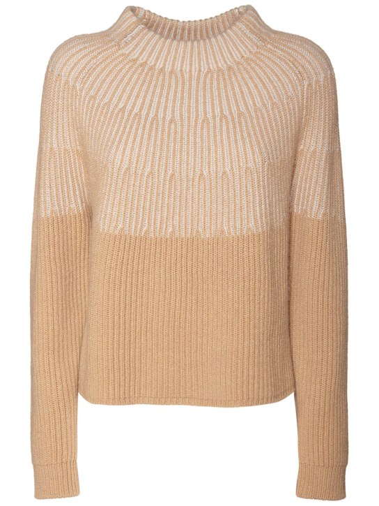 Agnona: Cashmere knit sweater - women_0 | Luisa Via Roma