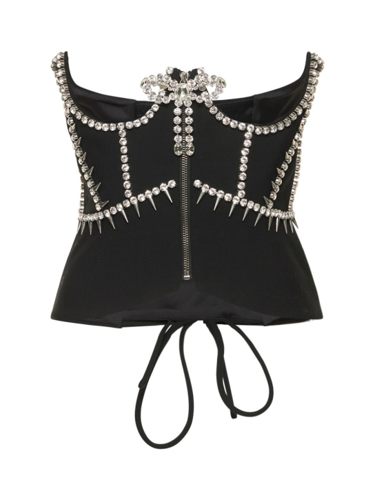 Area: Spike embellished corset top - women_0 | Luisa Via Roma