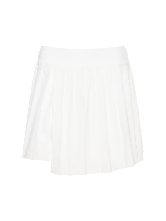Varley: Falda tenis Melody de tech con cintura alta - Blanco - women_0 | Luisa Via Roma