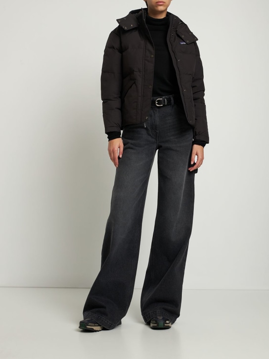 Patagonia: Doudoune en nylon recyclé Downdrift - Noir - women_1 | Luisa Via Roma