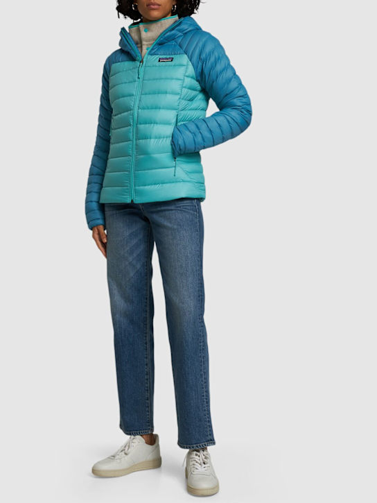 Patagonia: Drown Sweater hooded down jacket - women_1 | Luisa Via Roma