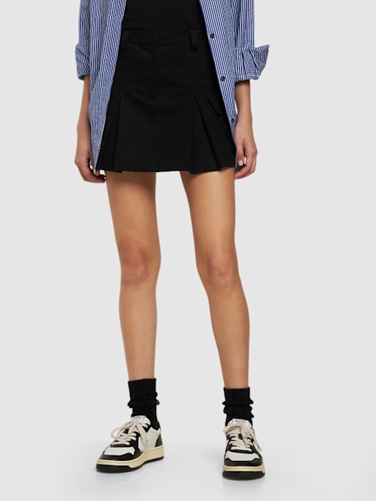 Autry: Zweifarbige Ledersneakers „Medalist“ - Weiß/Schwarz - women_1 | Luisa Via Roma