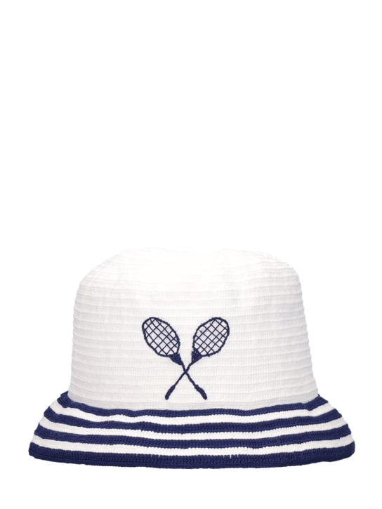 Tropic Of C: Cappello bucket LVR Exclusive crochet - Bianco - women_0 | Luisa Via Roma