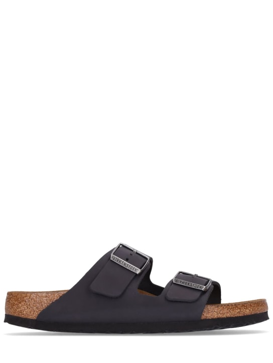 BIRKENSTOCK: Arizona SFB oiled leather sandals - women_0 | Luisa Via Roma