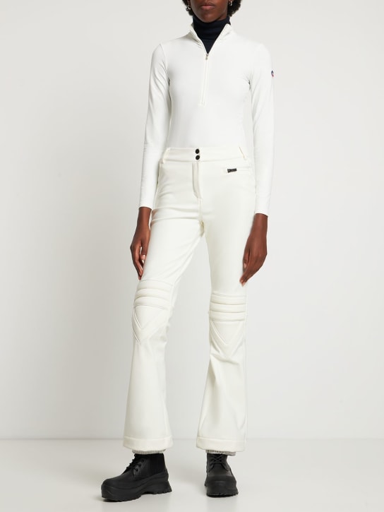 Fusalp: Gemini V half-zip sweatshirt - White - women_1 | Luisa Via Roma