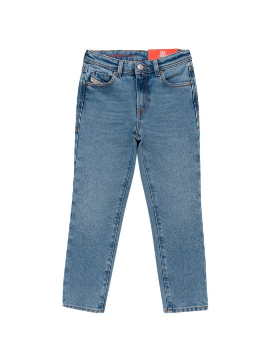 Diesel Kids: Jeans de denim de algodón lavado - kids-boys_0 | Luisa Via Roma