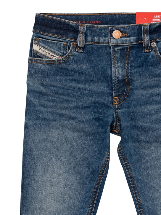 Diesel Kids: Distressed cotton denim jeans - kids-boys_1 | Luisa Via Roma