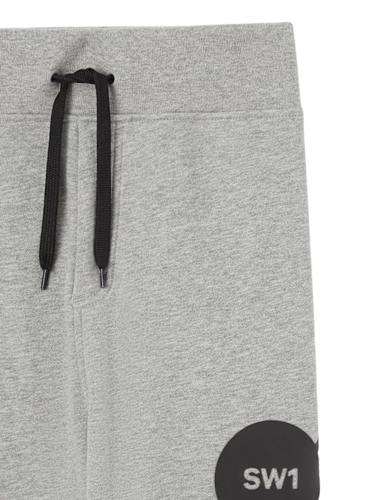 Burberry: Printed cotton sweatpants - Grey - kids-girls_1 | Luisa Via Roma