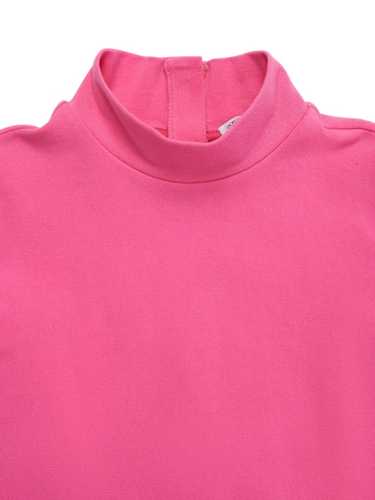 Dolce&Gabbana: ROLLKRAGENPULLOVER AUS BAUMWOLLE - Rosa - kids-girls_1 | Luisa Via Roma