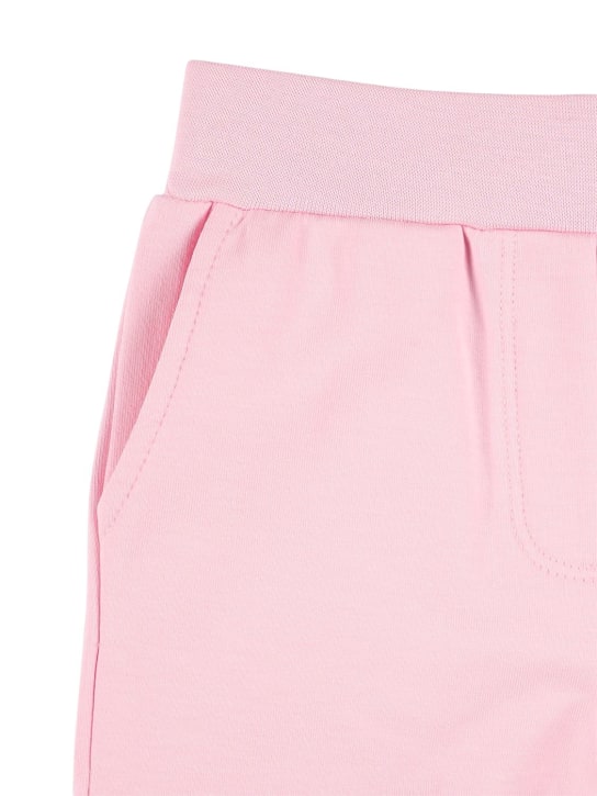 Chiara Ferragni: Logomania コットンスウェットパンツ - ピンク - kids-girls_1 | Luisa Via Roma