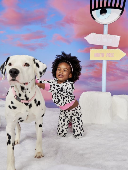 Chiara Ferragni: Felpa e pantaloni in cotone - Multicolore - kids-girls_1 | Luisa Via Roma