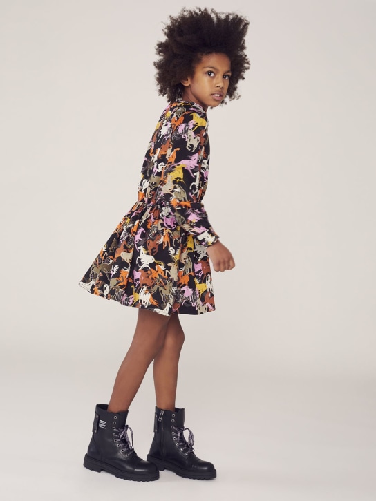 Zadig&Voltaire: Horse ビスコースワンピース - マルチカラー - kids-girls_1 | Luisa Via Roma