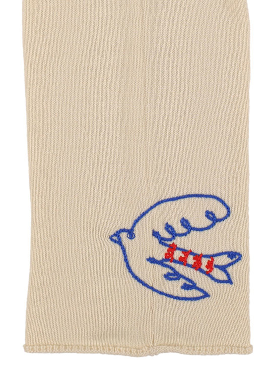 The Row: Hose aus Kaschmirstrick - Beige - kids-girls_1 | Luisa Via Roma