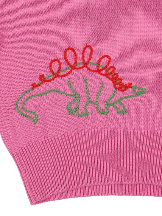 The Row: Cashmere knit sweater - Pink - kids-girls_1 | Luisa Via Roma