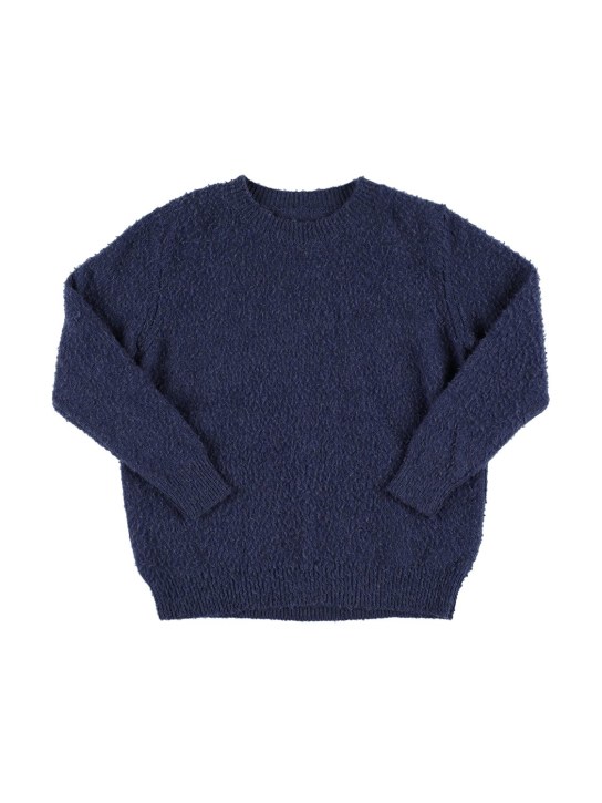 The Row: Suéter Bunny de punto de cashmere y seda - Azul Marino - kids-girls_0 | Luisa Via Roma